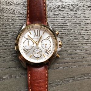 Michael Kors 572 chronograph leather watch
